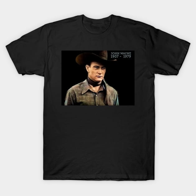 John_Wayne T-Shirt by Anung